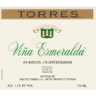 Torres Vina Esmeralda Blanco 2009 Front Label