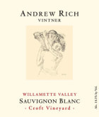 Andrew Rich Croft Vineyard Sauvignon Blanc 2013 Front Label