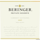 Beringer Private Reserve Cabernet Sauvignon 2007 Front Label