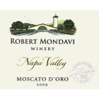 Robert Mondavi Moscato d'Oro (375ML half-bottle) 2009 Front Label