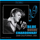 Elvis Presley Wine Cellars Blue Suede Chardonnay 2008 Front Label