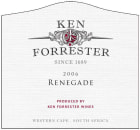 Ken Forrester Renegade 2006 Front Label