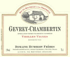 Domaine Humbert Freres Gevrey-Chambertin Vieilles Vignes 2012 Front Label