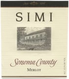 Simi Merlot 2007 Front Label