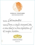 Errazuriz Single Vineyard Carmenere 2009 Front Label