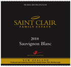 Saint Clair Sauvignon Blanc 2010 Front Label