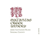 Matanzas Creek Sonoma County Sauvignon Blanc (375ML half-bottle) 2010 Front Label