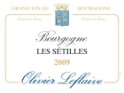 Olivier Leflaive Bourgogne Blanc Les Setilles 2009 Front Label