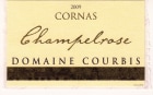 Courbis Cornas Champelrose 2009 Front Label