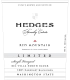 Hedges Family Estate Bel'Villa Vineyard North Block Cabernet Sauvignon 2004 Front Label