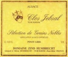 Zind-Humbrecht Selection des Grains Nobles Pinot Gris 1999 Front Label