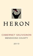 Heron Mendocino Cabernet Sauvignon 2010 Front Label