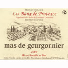 Mas de Gourgonnier Les Baux de Provence Rouge 2010 Front Label