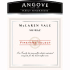 Angove Family Winemakers McLaren Vale Vineyard Select Shiraz 2010 Front Label