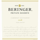 Beringer Private Reserve Cabernet Sauvignon 2008 Front Label