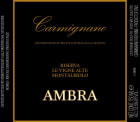 Ambra Le Vigne Alte Montalbiolo Carmignano Riserva 2008 Front Label