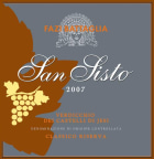 Fazi-Battaglia Verdicchio dei Castelli di Jesi Classico Riserva San Sisto 2007 Front Label