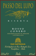 Fazi-Battaglia Rosso Conero Passo del Lupo Riserva 2014 Front Label