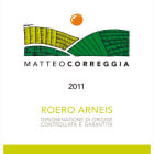 Matteo Correggia Roero Arneis 2011 Front Label