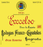 Bodegas Franco-Espanolas Excelso Gran Reserva 1959 Front Label