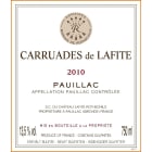 Carruades de Lafite  2010 Front Label