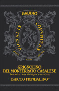 Bricco Mondalino Grignolino del Monferrato Casalese Gaudio 2015 Front Label