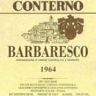 Giacomo Conterno Barbaresco 1964 Front Label