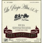 La Rioja Alta Gran Reserva 890 Tinto 1998 Front Label