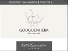 Gouguenheim Valle Escondido Reserva Cabernet Sauvignon 2010 Front Label