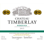 Chateau Timberlay Blanc 2012 Front Label