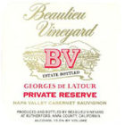 Beaulieu Vineyard Georges de Latour Private Reserve 1983 Front Label