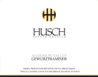 Husch Dry Gewurztraminer 2015 Front Label