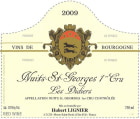 Hubert Lignier Nuits-St-Georges Les Didiers Premier Cru 2009 Front Label