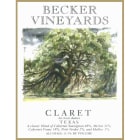 Becker Vineyards Claret 2011 Front Label