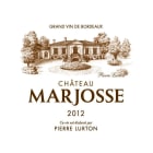 Chateau Marjosse Blanc 2012 Front Label