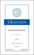 J. Bouchon Sauvignon Blanc 2010 Front Label