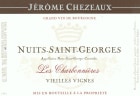 Jerome Chezeaux Nuits-Saint-Georges Les Charbonnieres Vieilles Vignes 2012 Front Label