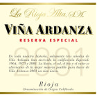 La Rioja Alta Vina Ardanza Reserva Seleccion Especial (1.5 Liter Magnum) 2001 Front Label