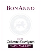 BonAnno Cabernet Sauvignon 2008 Front Label