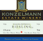 Konzelmann  Riesling 2011 Front Label