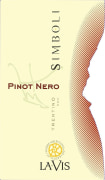 La Vis Trentino Simboli Pinot Nero 2009 Front Label