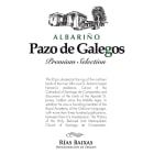 Pazo de Galegos Albarino 2013 Front Label