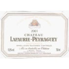 Chateau Lafaurie-Peyraguey Sauternes (375ML half-bottle) 2001 Front Label