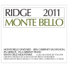 Ridge Monte Bello (375ML half-bottle) 2011 Front Label