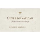 Cuvee du Vatican Chateauneuf-du-Pape Reserve Sixtine 2010 Front Label