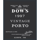 Dow's Vintage Port (375ML half-bottle) 1997 Front Label