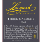 Langmeil Three Gardens SMG 2012 Front Label