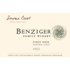 Benziger Sonoma Coast Pinot Noir 2012 Front Label