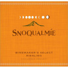 Snoqualmie Winemaker's Select Riesling 2012 Front Label