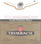 Trimbach Cuvee Frederic Emile Vendanges Tardives Riesling 2000 Front Label